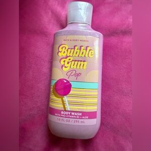 Bath & Body Works Bubble Gum Pop Body Wash - Pink and Yellow